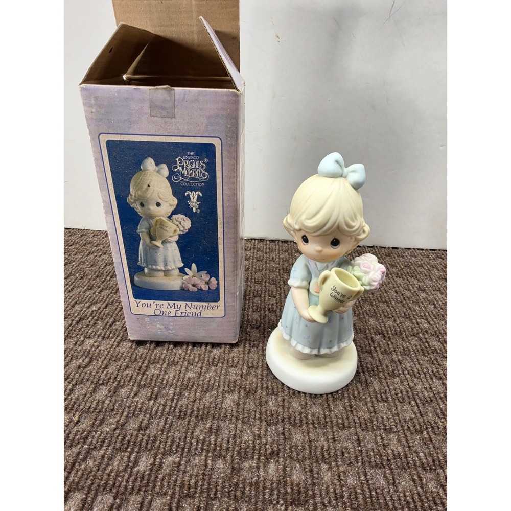 Precious Moments You're My Number One Friend Figurine 530026 1993 Easter Seals